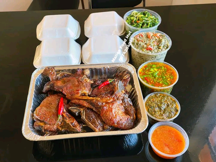 Grilled fish plate