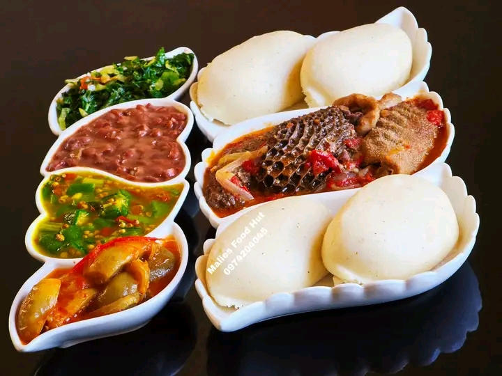 Full meal spread